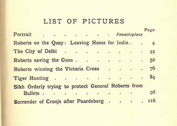 [List of Pictures] from The Story of Lord Roberts by Edmund F. Sellar