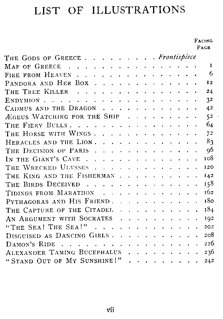 [Illustrations] from Stories of the Ancient Greeks by Charles D. Shaw