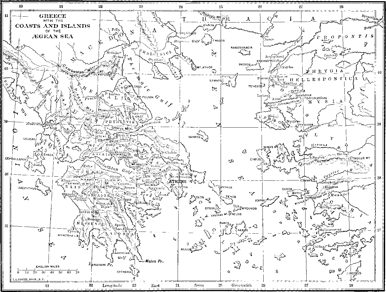 [Map] from Stories of the Ancient Greeks by Charles D. Shaw