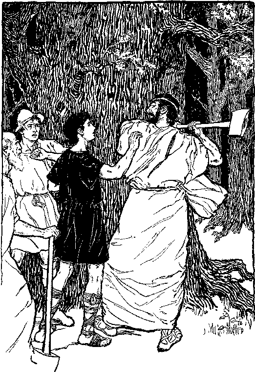 [Illustration] from Stories of the Ancient Greeks by Charles D. Shaw