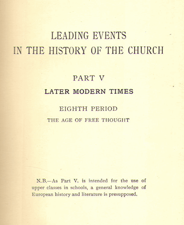 [Title] from Church - Later Modern Times by Notre Dame