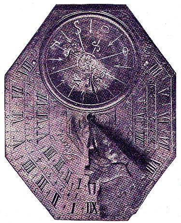 Bronze Sun-Dial and Compass