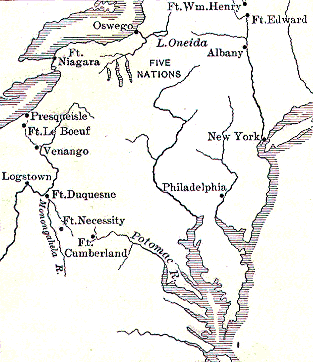 Route to Fort Duquesne