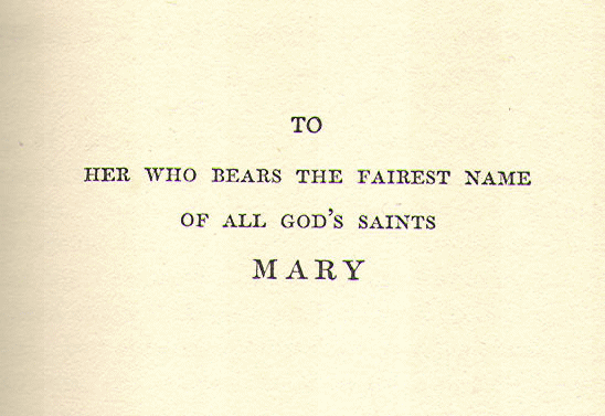 [Dedication] from Our Island Saints by Amy Steedman