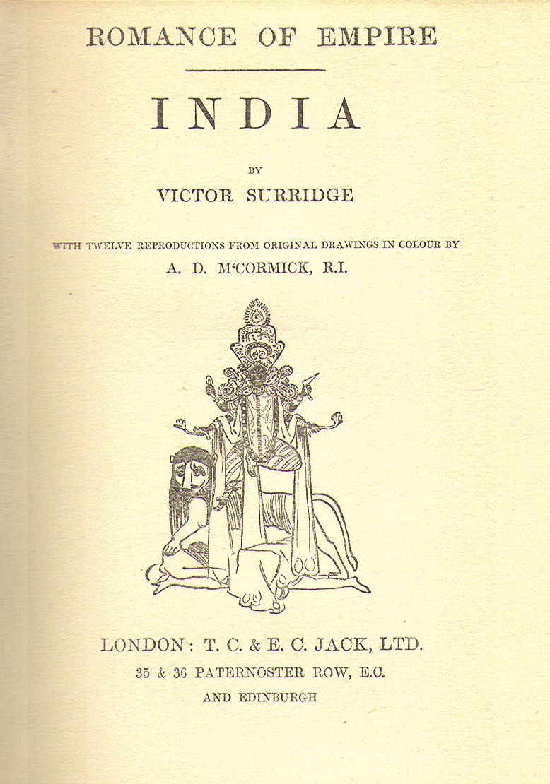 [Title Page] from India by Victor Surridge