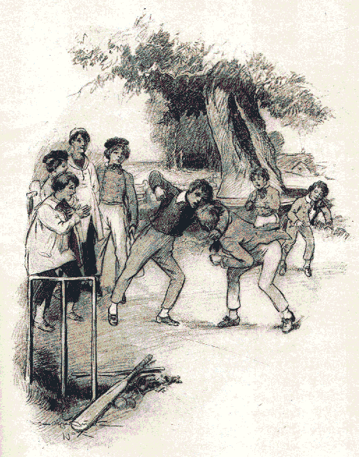 [Illustration] from Boys and Girls from Thackeray by K. D. Sweetser