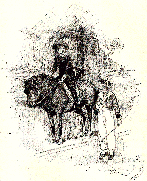 [Illustration] from Boys and Girls from Thackeray by K. D. Sweetser