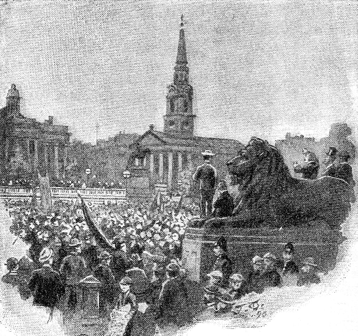 Demonstration in Trafalgar Square