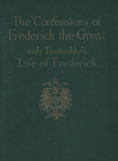 [Cover] from Confessions of Frederick by H. Treitschke