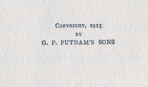 [Copyright] from Confessions of Frederick by H. Treitschke