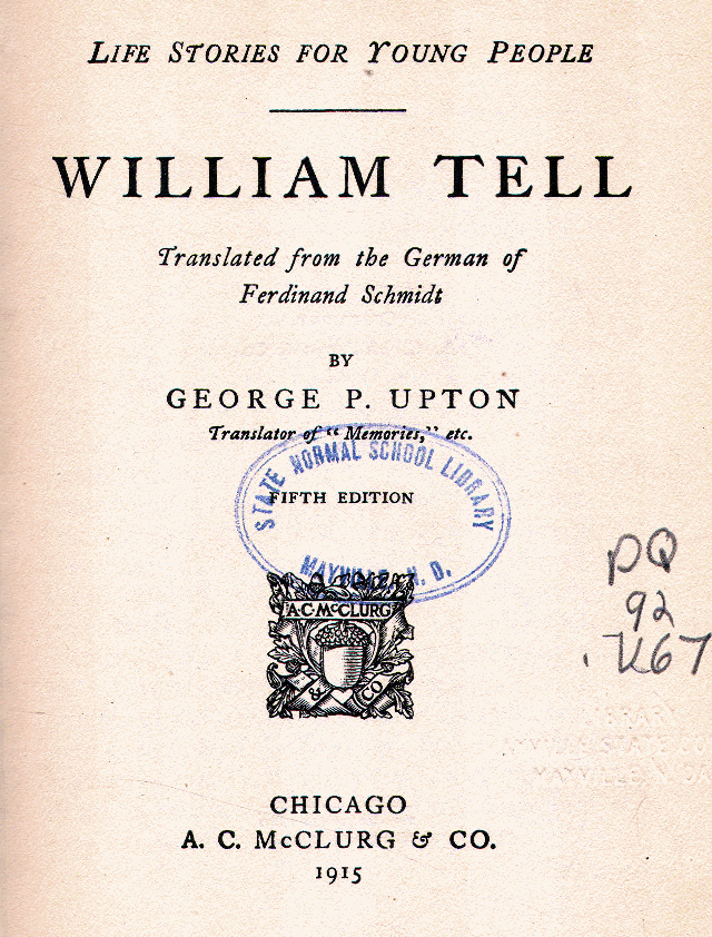 [Title Page] from William Tell by George Upton