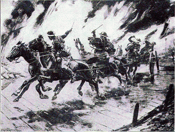 British advance