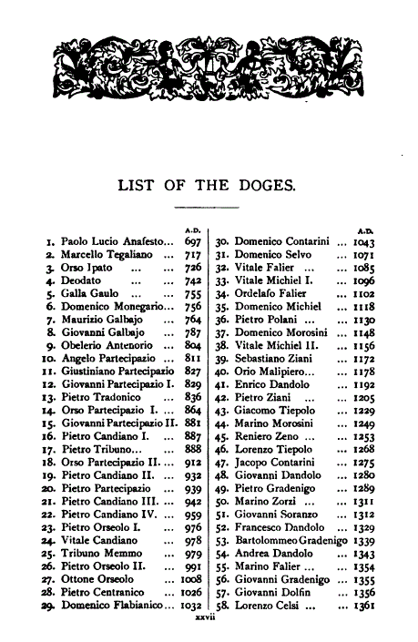 [Doges, 1 of 2] from Venice by Alethea Wiel