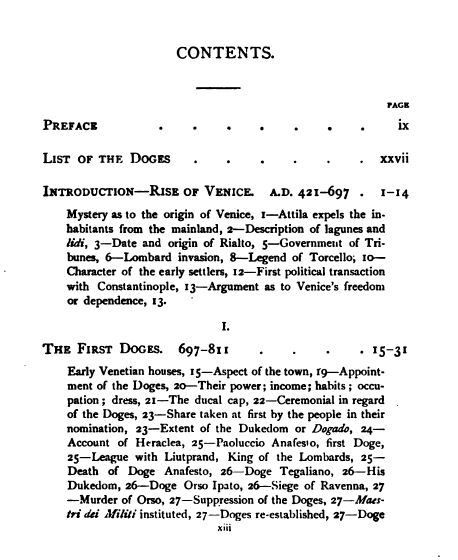 [Contents, 1 of 5] from Venice by Alethea Wiel