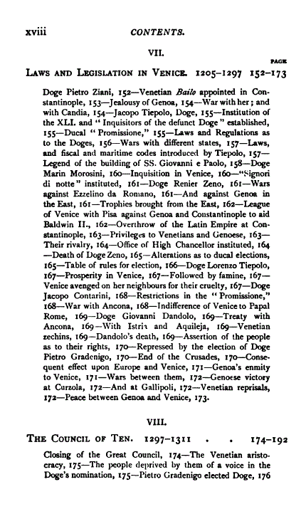 [Contents, 5 of 5] from Venice by Alethea Wiel