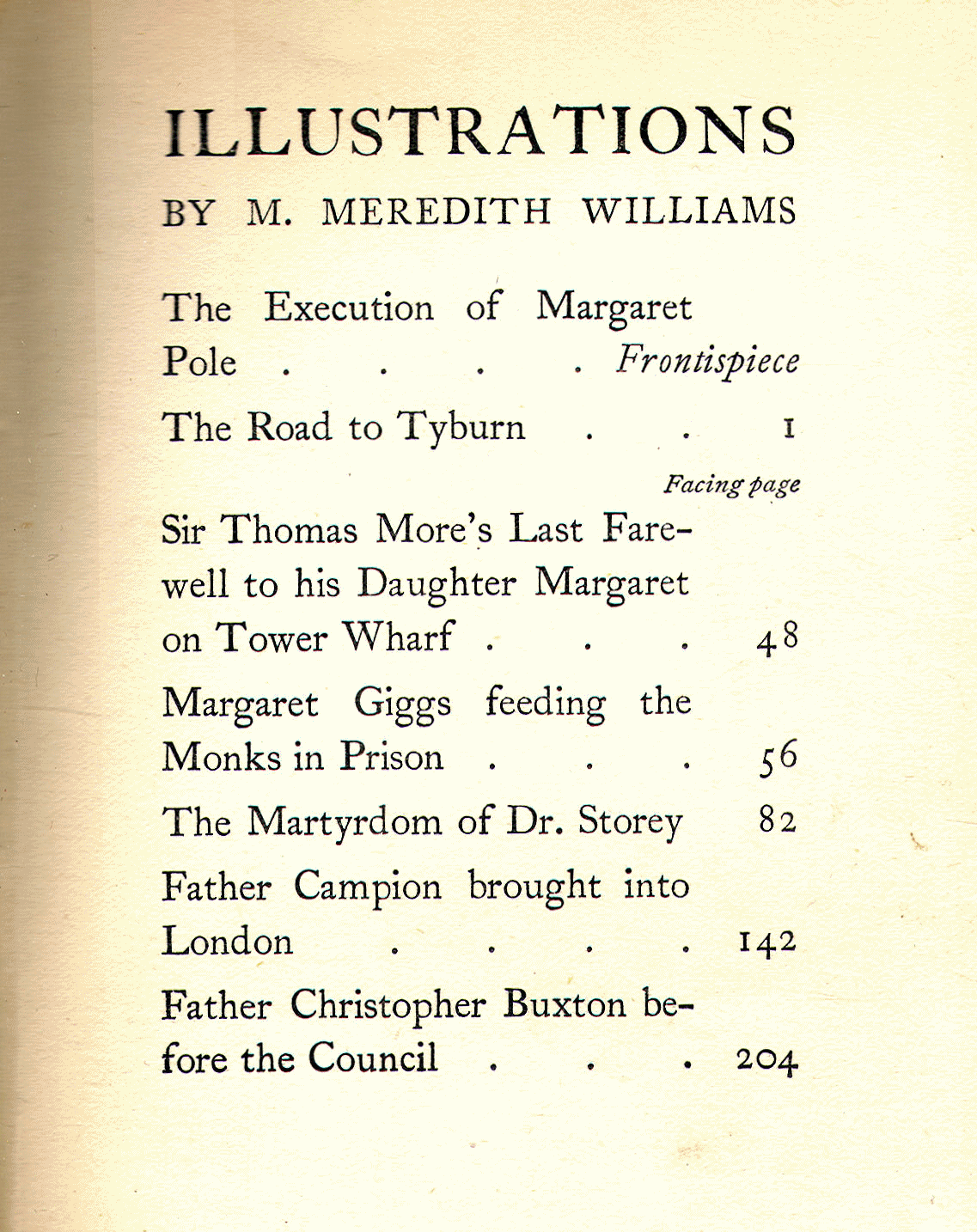 [Illustrations] from Book of English Martyrs by E. M. Wilmot-Buxton