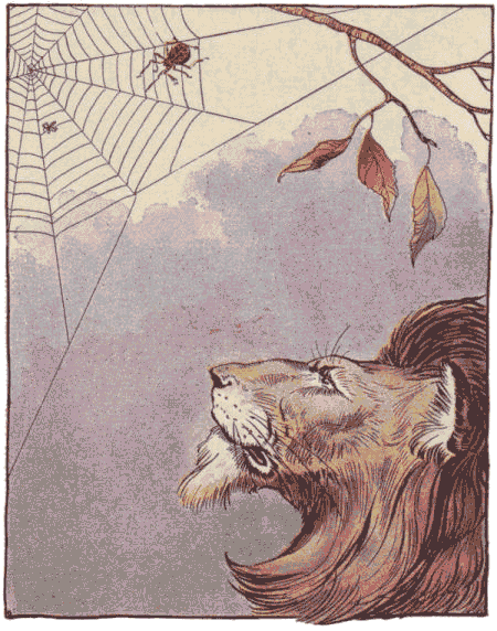 [Illustration] from Aesop for Children by Milo Winter