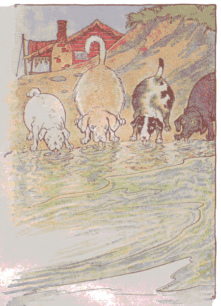 [Illustration] from Aesop for Children by Milo Winter